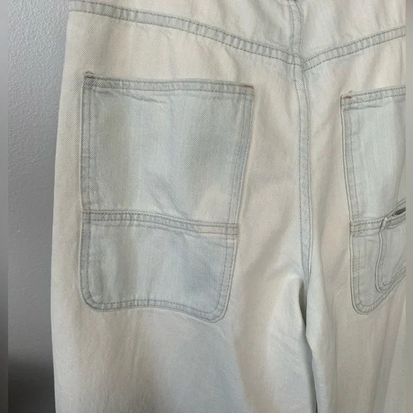 Free People Piper Mid-Rise Crop Wide-Leg Jeans. - Picture 6 of 11